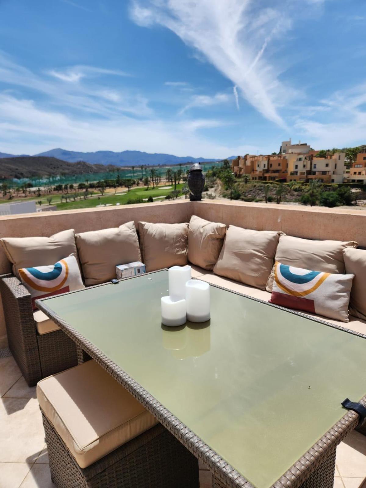 Atico Esquinero Con Preciosas Vistas Al Valle Del Este Golf Con Piscina Comunitaria! Vera Extérieur photo